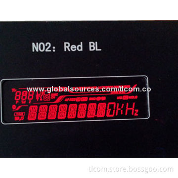 VATN Negative LCD Module Display with Red LED Backlight LCD Manufacturer